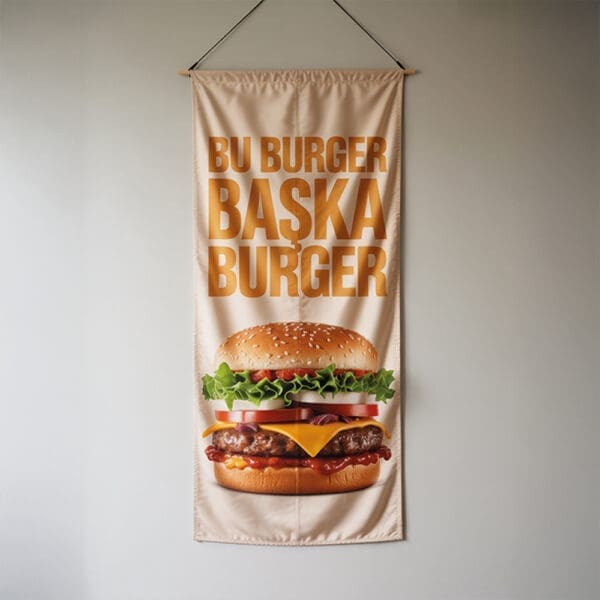 Bez branda baskı - dış mekan reklam