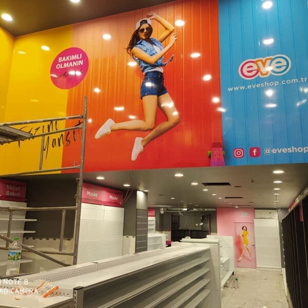 Mağaza reklam projesi - Eymen Reklam