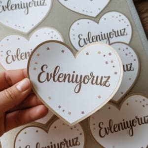 Özel kesim folyo etiket