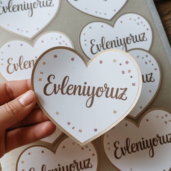 Özel kesim folyo etiket