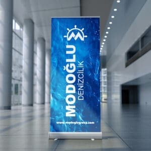 Roll-up banner stand - taşınabilir reklam