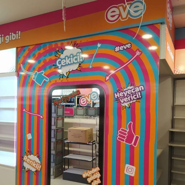 Mağaza reklam projesi - Eymen Reklam