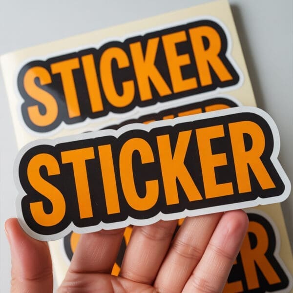 Özel kesim folyo etiket