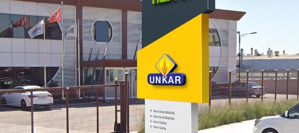 3D totem tabela tasarımı