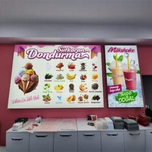 Lightbox ışıklı reklam panosu