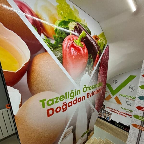 Hakmar mağaza reklam projesi