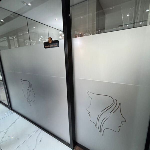 Kumlama cam folyo uygulaması