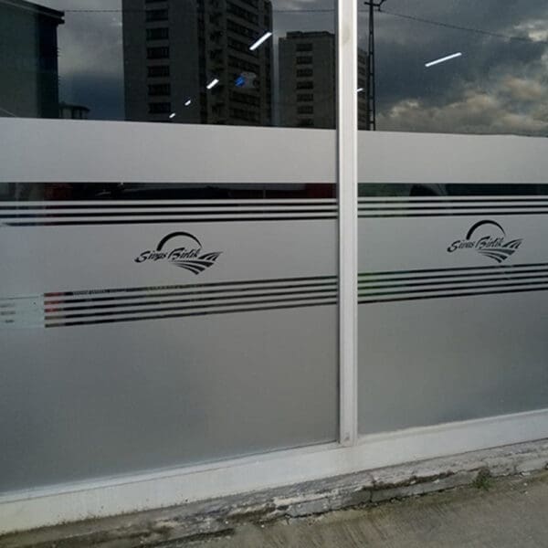 Kumlama cam folyo uygulaması