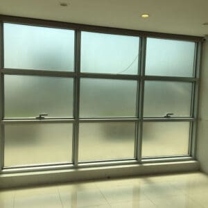 Kumlama cam folyo uygulaması