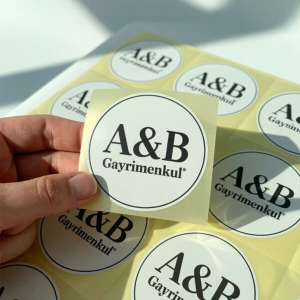 Özel kesim folyo etiket