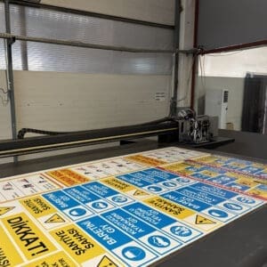 UV baskı İspanyolet uygulaması