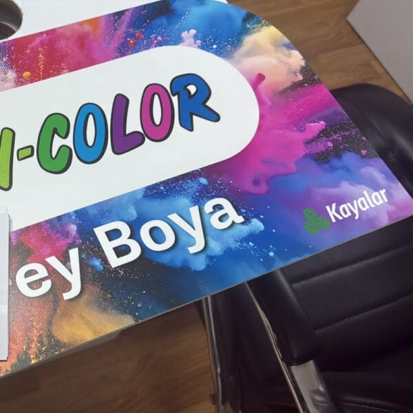 UV baskı ürün örneği