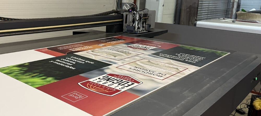 UV baskı dekoratif uygulama